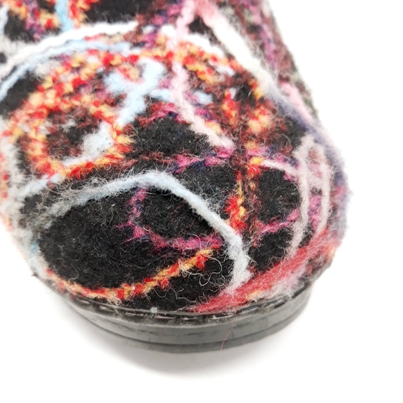 Dansko Confetti Scribble Felted Professional Clogs - Picture 13 of 14